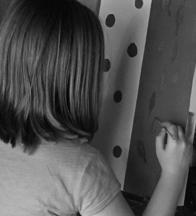 Lost in the act of just painting