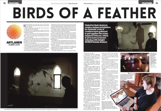 Kim V Goldsmith Volucres Artlands 2016