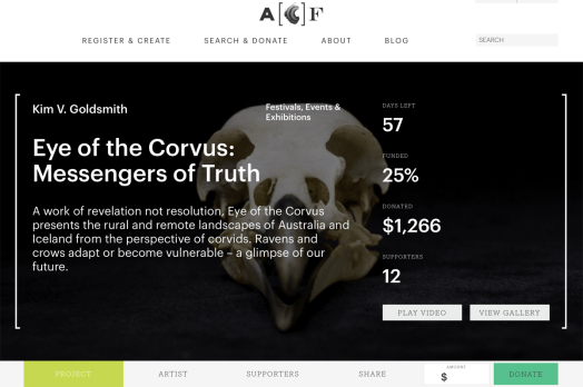 Kim V Goldsmith Australian Cultural Fund campaign